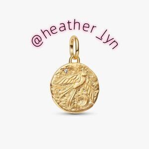 Pandora Swallow Medallion Charm